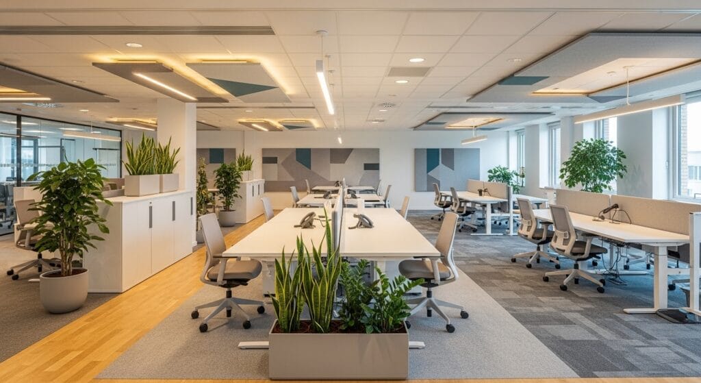 Flexible office furniture for a modern hybrid workspace