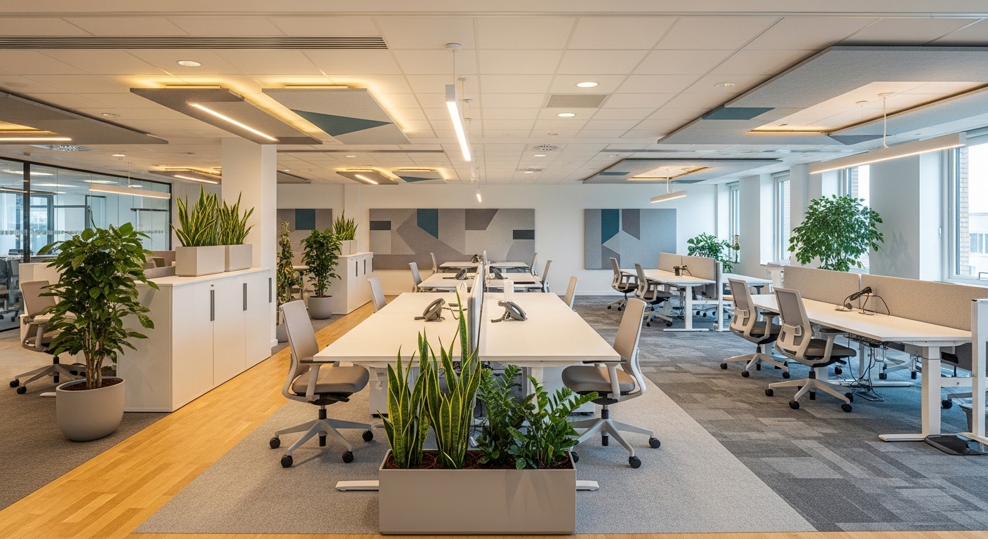 Flexible office furniture for a modern hybrid workspace